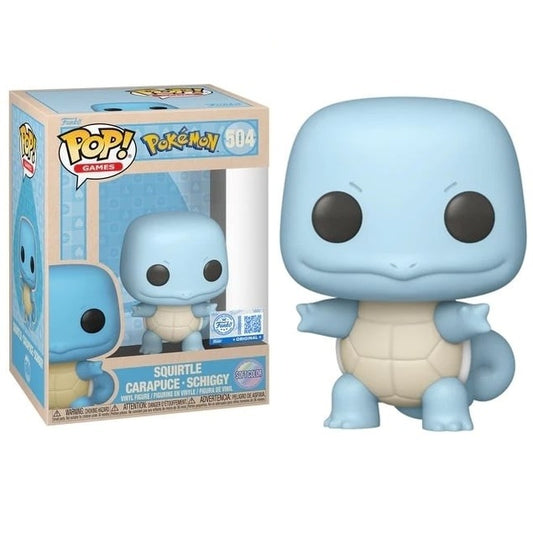 Funko Pop ! Games Pokemon - (504) Squirtle (Soft Color) EXM Special 9cm