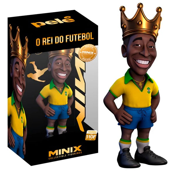 Minix - Pele' O Rei (Brasile) Football Legends (110F) Figure Statuetta 12cm