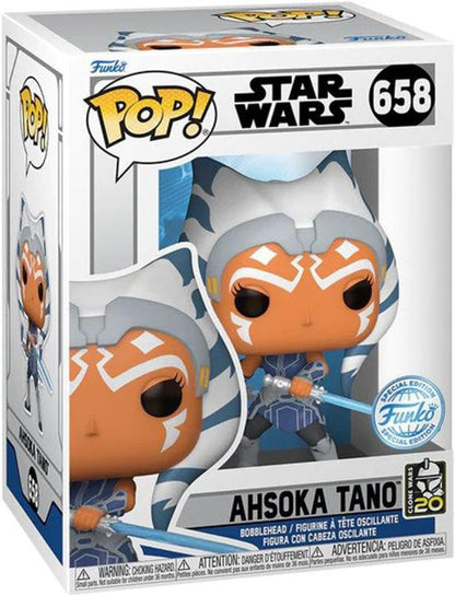 Funko Pop ! Star Wars - (658) Ahsoka Tano Special Edition Vinyl Figure 9Cm