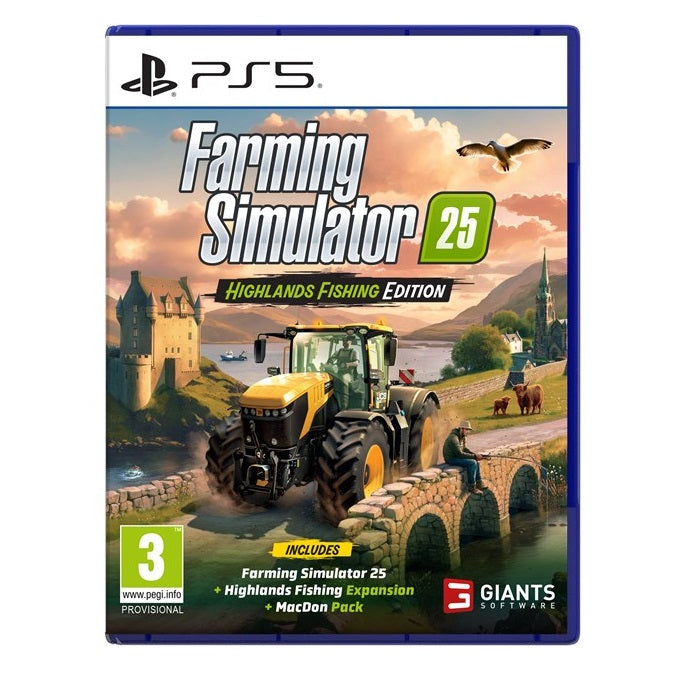 Farming Simulator 25: Highlands Fishing Edition Ps5 Gioco Italiano Nuovo Preorder