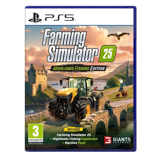 Farming Simulator 25: Highlands Fishing Edition Ps5 Gioco Italiano Nuovo Preorder