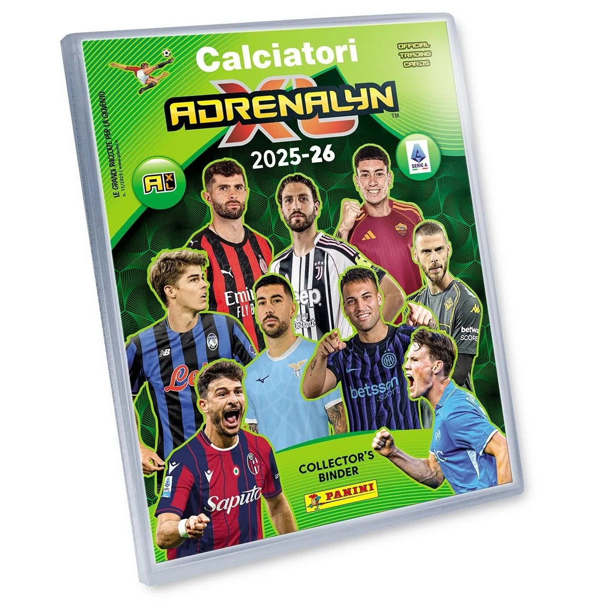 Panini Calciatori Adrenalyn XL Serie A 2025-2026 Starter Set Album per Bustine