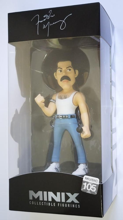 Minix Freddie Mercury - (Music 105) Figure 12Cm Queen Live Aid 1985 Statua Nuova