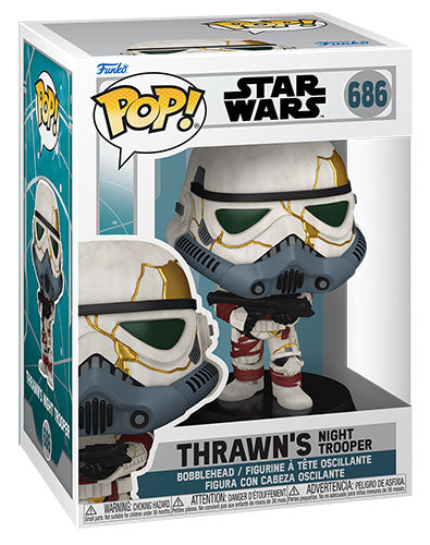 Funko Pop ! Star Wars Ahsoka (686) Thrawn'S Night Trooper Bobble Figure 9Cm Film