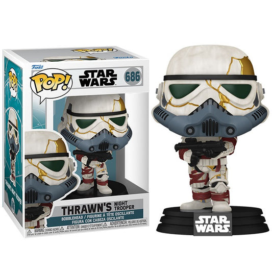 Funko Pop ! Star Wars Ahsoka (686) Thrawn'S Night Trooper Bobble Figure 9Cm Film