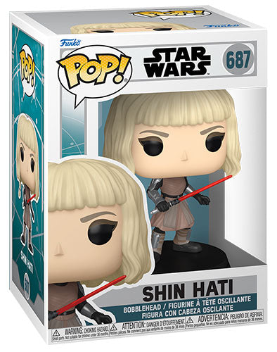 Funko Pop ! Star Wars Ahsoka (687) Shin Hati Bobble Vinyl Figure 9Cm Film Movies