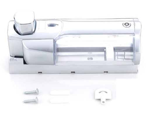 Dispenser Erogatore Sapone Liquido Da Parete Muro Bagno Abs 380 Ml Argento
