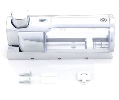 Dispenser Erogatore Sapone Liquido Da Parete Muro Bagno Abs 380 Ml Argento