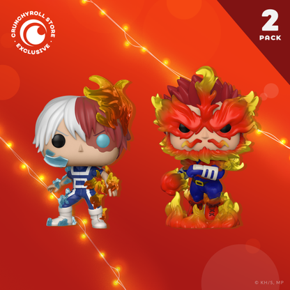 Funko Pop ! Animation My Hero Academia - Todoroki & Endeavor 2 Pack Vinyl Figure