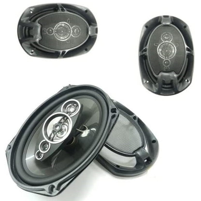 Coppia Casse Altoparlanti Per Autoradio Auto Woofer Stereo 3vie 1000w 6x9 Tuning