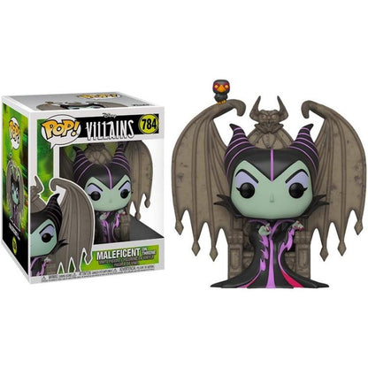 Funko Pop ! Disney Villains - Maleficent On Throne (784) Figure Vinyl 15Cm Nuovo