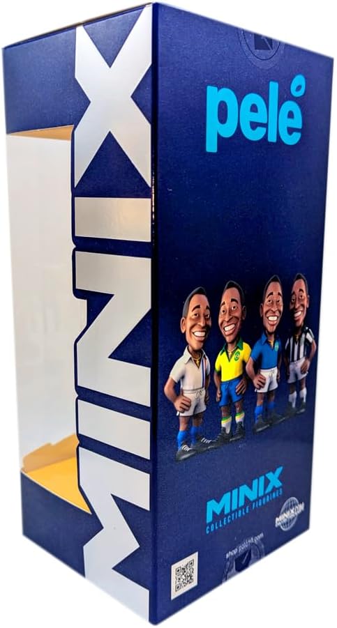 Minix - Pele' (Santos) Football Legends (110B) Figure Statuetta Statua Pvc 12Cm