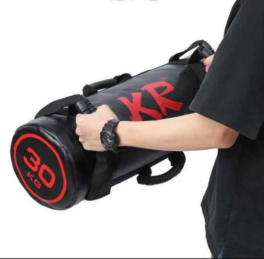 Sacca Sabbia Per Body Building Fitness Da 20Kg Ecopelle Allenamento Pesi Da Boxe