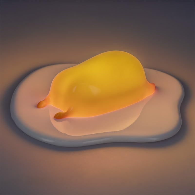 Paladone - Gudetama - Lampada 3d A Forma Di Uovo Di Gomma Flessibile