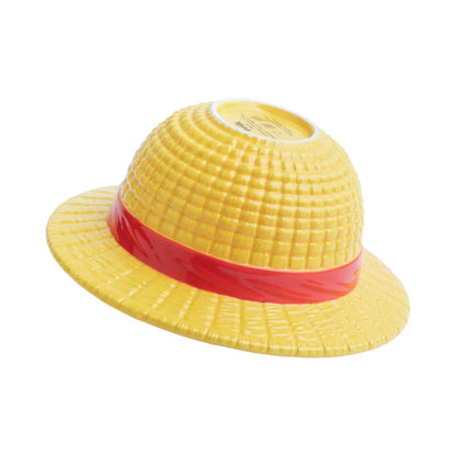 Ciotola Cucina One Piece 3D - Insalatiera Ceramica a Forma di Cappello di Luffy, Bowl Colazione 500ml | Gadget, Tazza Grande per cereali in ceramica, per snack – ufficiale Manga Anime 20 x 8,7 cm