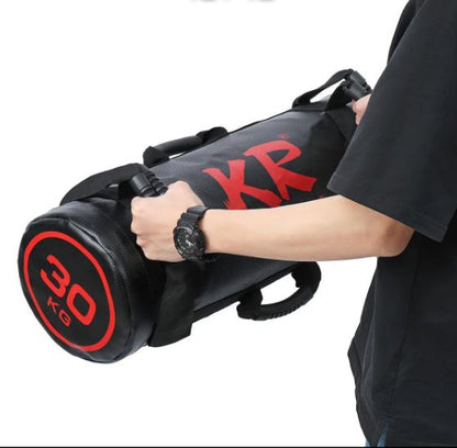 Sacca Con Sabbia Per Body Building Fitness Boxe 15 Kg Ecopelle Allenamento Pesi