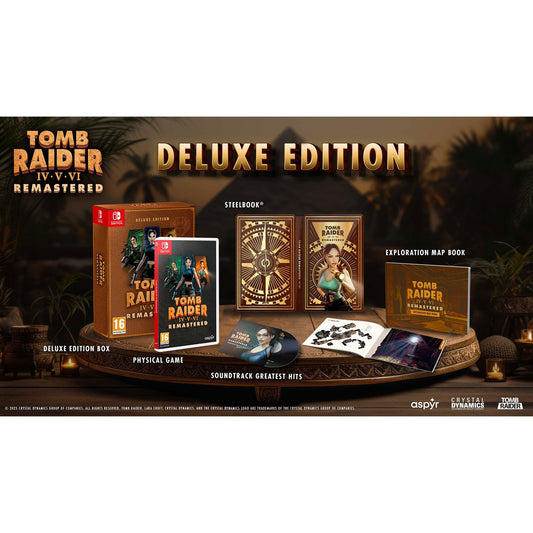 Tomb Raider IV-VI Remastered Lara Croft Deluxe Ed. NS ITA Nuovo (Preordine)
