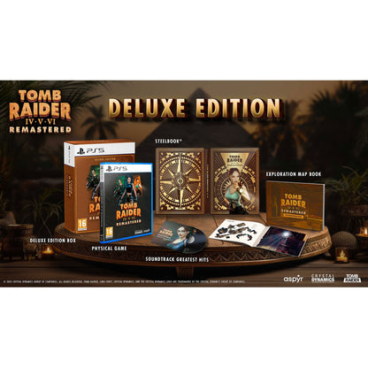 Tomb Raider IV-VI Remastered Lara Croft Deluxe Ed. PS5 ITA Nuovo (Preordine)
