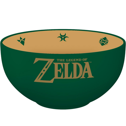 ABYstyle - Ciotola Ramen THE LEGEND OF ZELDA - Hylian Crest- Ramen Bowl 600 ml - Ciotola Cucina Giapponese - Cardboard box