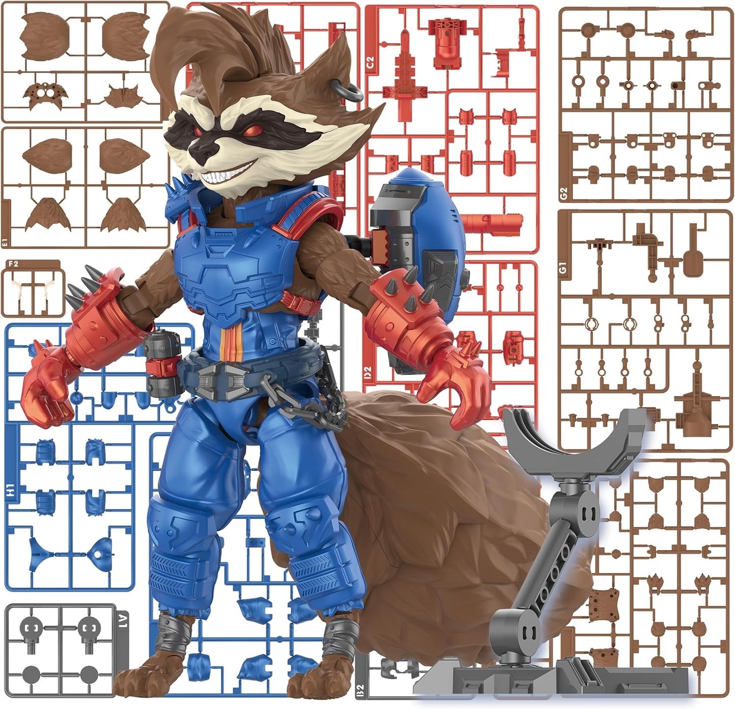 Blokees - Marvel Rivals: Model Kit - Champion Class 08 (Rocket Raccoon) Action Figure 81120