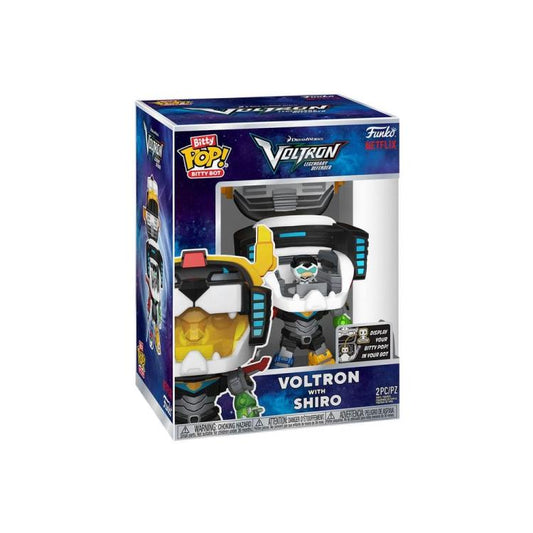 Funko Pop ! Bitty Bots Netflix  Voltron - Voltron With Shiro Vinyl Figure 9Cm