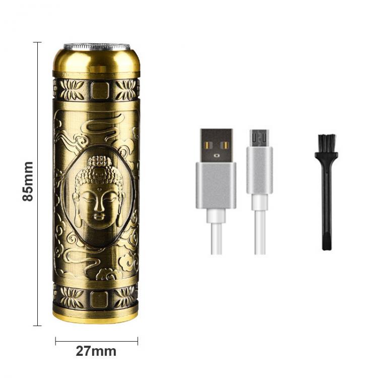 Mini Rasoio Portatile Trimmer Ricaricabile Taglia Peli Barba Depilatore Baffetti