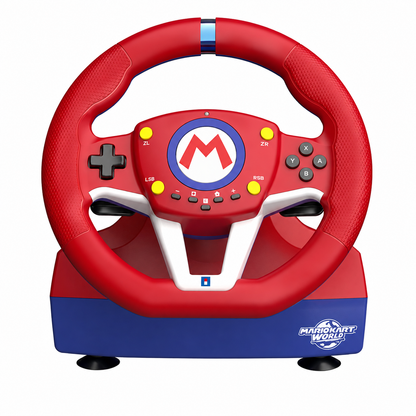 Volante Mario Kart Racing Wheel Pro + Pedaliera Hori Nintendo Switch 2 Ufficiale