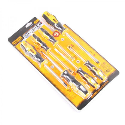 Kit Set 7 Cacciaviti A Taglio Croce Phillips Serie Giraviti Con Punta Magnetica