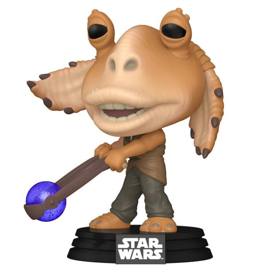 Funko Pop ! Star Wars Ep1 20Th - (700) Jar Jar Binks W/Booma Balls Figure 9Cm