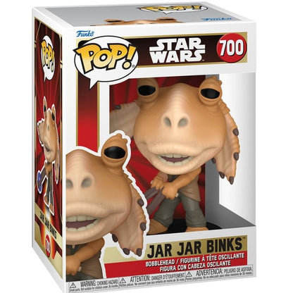 Funko Pop ! Star Wars Ep1 20Th - (700) Jar Jar Binks W/Booma Balls Figure 9Cm
