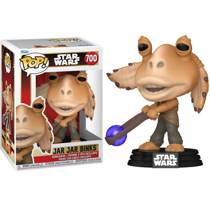 Funko Pop ! Star Wars Ep1 20Th - (700) Jar Jar Binks W/Booma Balls Figure 9Cm