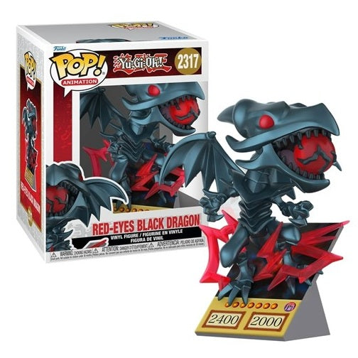 Funko Pop ! Premium Animation - Yu-Gi-Oh (2317) Red Eyes Black Dragon Figure
