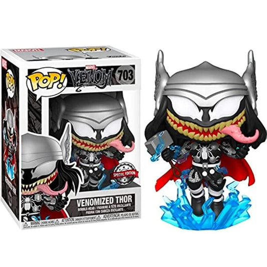 Funko Pop ! Marvel Venom - (703) Venomized Thor Special Edition Vinyl Figure 9Cm