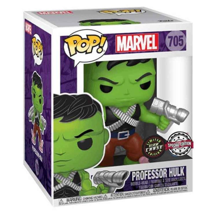 Funko Pop ! Marvel (705) Professor Hulk Chase Glows Special Edition Figure 15Cm
