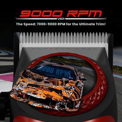 Vgr Salon Series V-001 Rasoio Tagliacapelli Professionale Clipper Barba (Rosso)