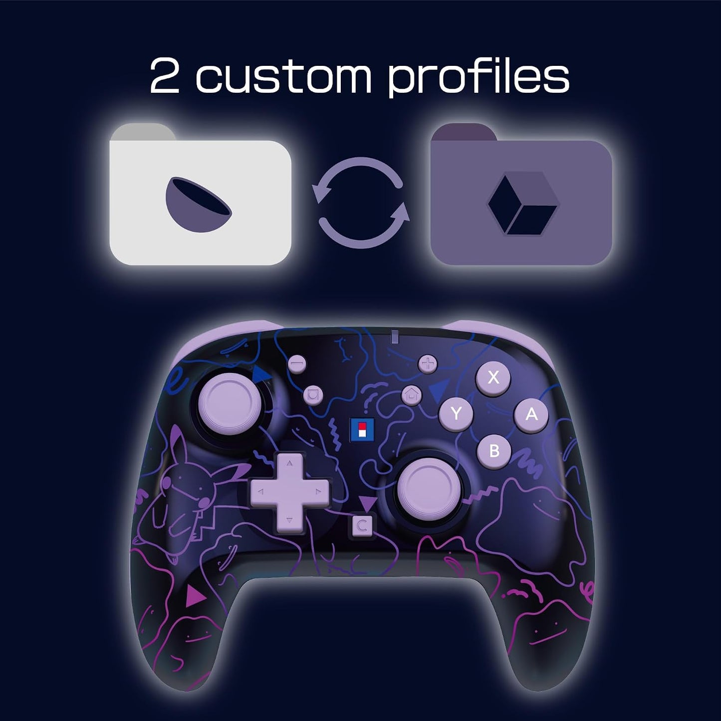 Hori: Wireless HORIPAD Turbo Switch/Switch 2 Controller - Pokemon Edition