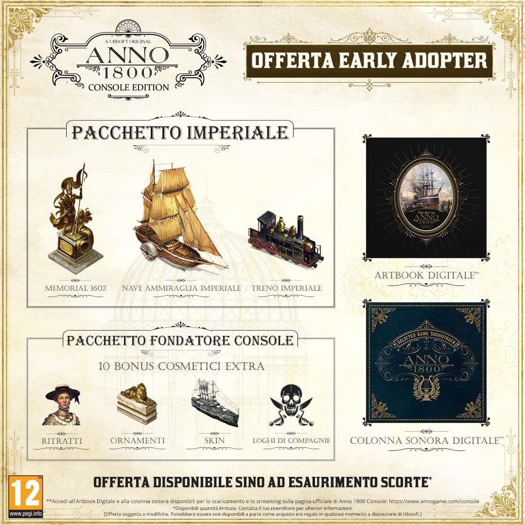 Anno 1800 Console Edition Xbox Series X Videogioco Copertina Italiana