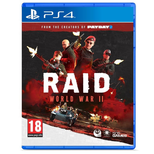 Raid - World War 2 Ii Ps4 Gioco Italiano Playstation 4 Videogioco Payday Nuovo