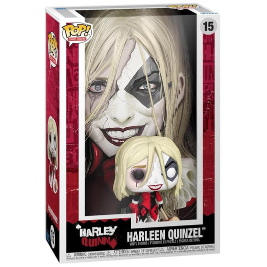 Funko Pop ! Comic Cover - Harley Quinn (15) Harleen Quinzel Vinyl Figure 9Cm