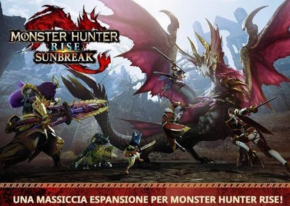 MONSTER HUNTER RISE + SUNBREAK NINTENDO SWITCH ITALIANO GIOCO NUOVO SIGILLATO