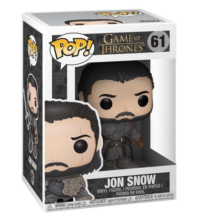 Funko Pop! Game Of Thrones -(61) John Snow Beyond The Wall Figure Trono Di Spade