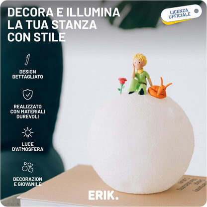 Il Piccolo Principe: Lampada 3D LED USB 19cm - Luce Notturna Da Scrivania Ufficiale