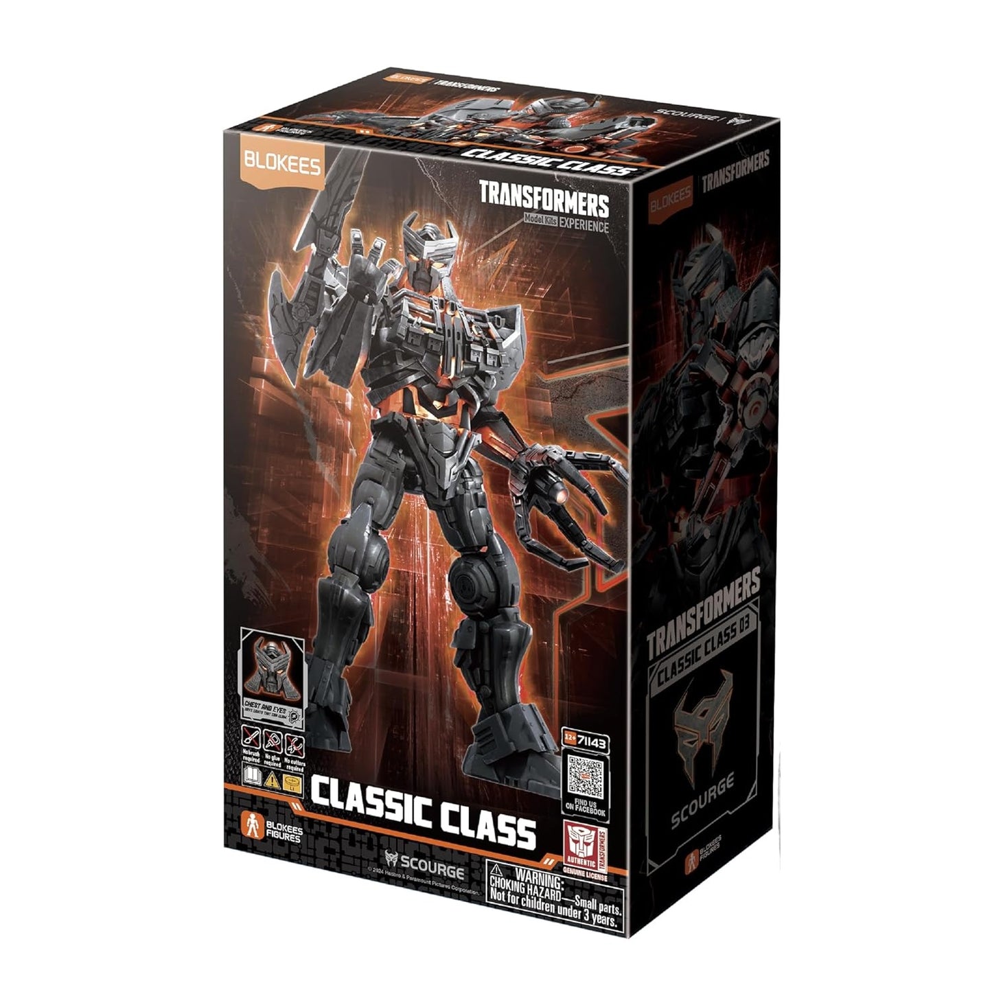 Blokees Transformers Model Kit Classic Class 03 (Scourge) Action Figure 71143