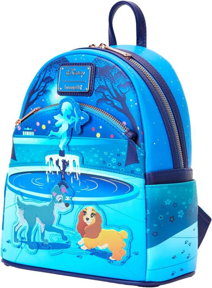 Funko Loungefly Disney Zaino Lady And The Tramp 70Th Anniversary Mini Backpack