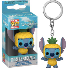 Funko Pop ! Keychain Disney Lilo & Stitch - (Stitch as Pineapple) Portachiavi 4 Cm
