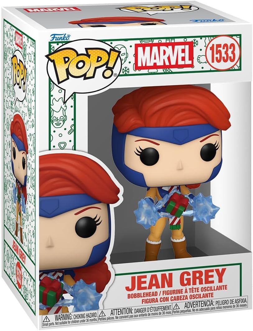 Funko Pop! Marvel Holiday: X-Men (1533) Jean Grey (Bobblehead) Vinyl Figure 9cm