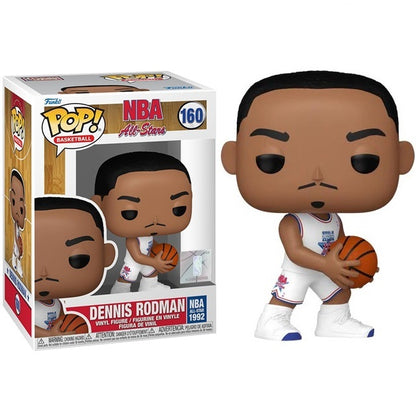 Funko Pop ! Basketball Nba All Stars - (160) Dennis Rodman (1992) Figure 9Cm