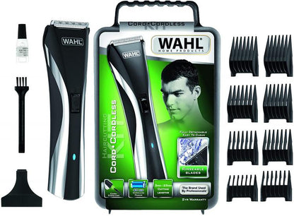 Wahl Tagliacapelli Ricaricabile + Accessori Hair E Beard Regolabarba E Capelli
