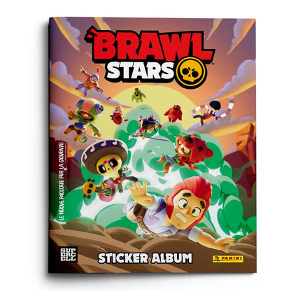 PANINI Sticker Brawl Stars Starte Pack Album + 5 Bustine Stickers Ufficiali