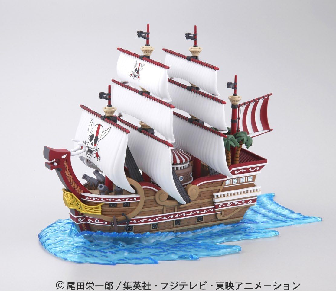 Bandai One Piece: Red Force (Shanks) Ship Model Grand Ship Collection - Model Kit 12cm